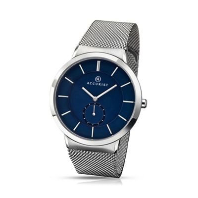 Men's stainless steel Milanese bracelet watch 7014.01